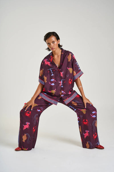BUTTON UP SS SHIRT - ZODIAC