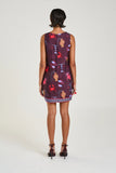 V-NECK SHIFT DRESS - ZODIAC