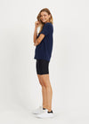The Upside Tee- Navy