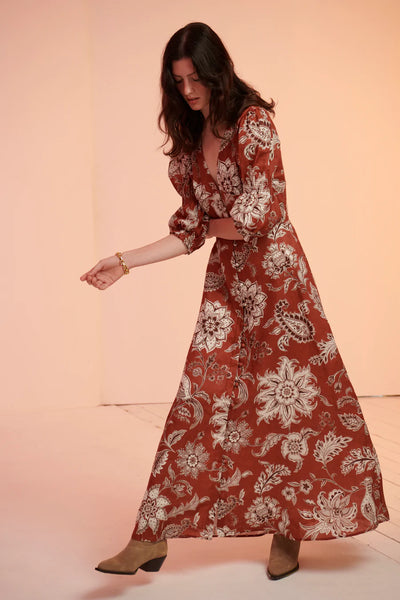 Jucara Ruched V Gown