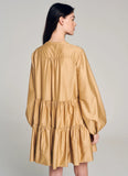 Leros Dress- Beige