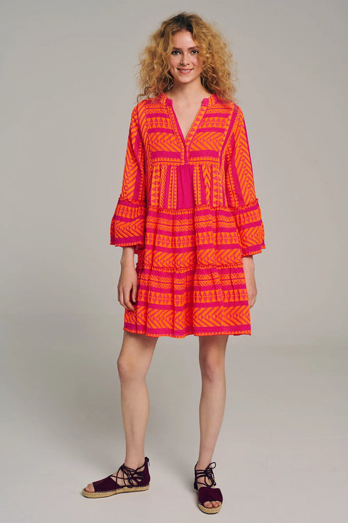 Ella Short- N.Orange/Fushia