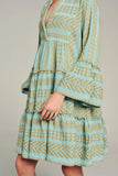 Ella Short- Beige/Light Blue