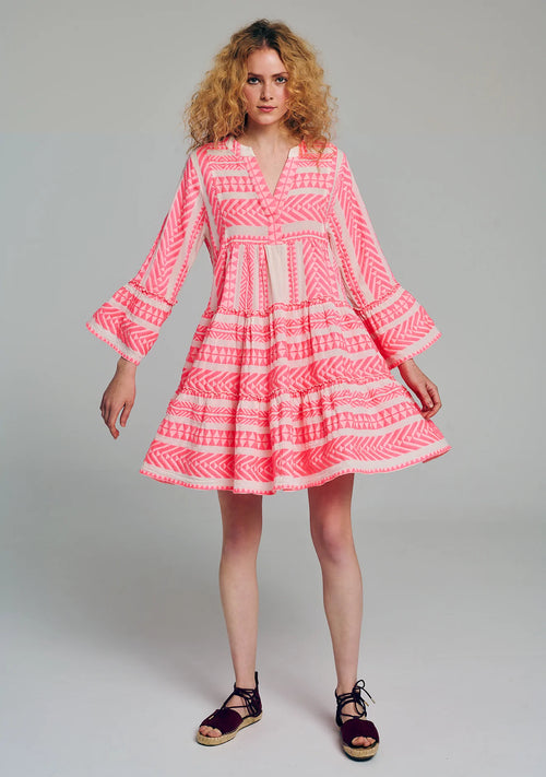 Ella Short- N.Pink/ Off White