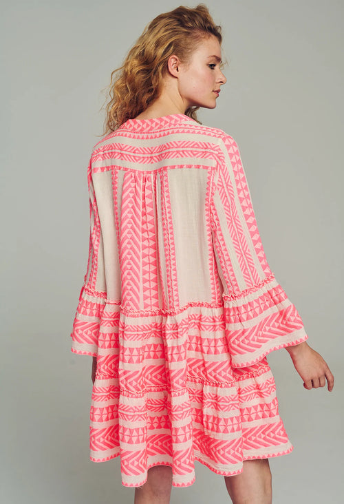 Ella Short- N.Pink/ Off White