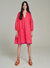 Amorgos Dress- Fuchsia Orange