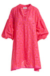 Amorgos Dress- Fuchsia Orange