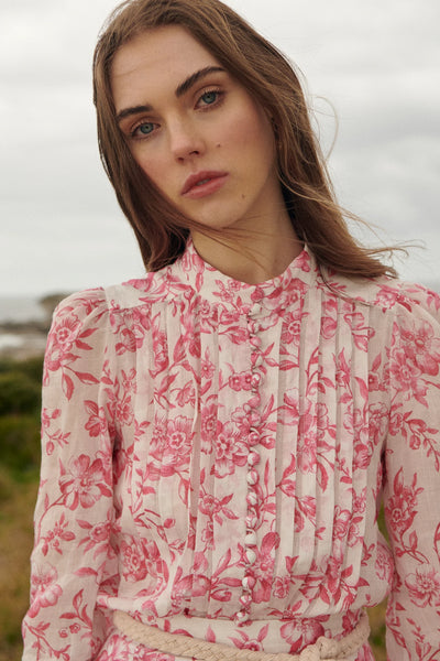 Primrose Button Down Blouse