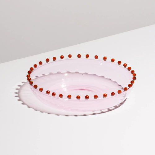 Pearl Platter- Pink + Amber