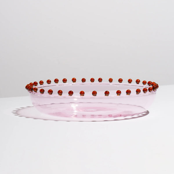 Pearl Platter- Pink + Amber