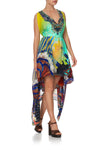 Long Sheer Overlay Dress- Southern Mermaid