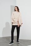 Split Sleeve Knit- Champagne Pink