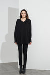 Oversized Pocket Knit- Black