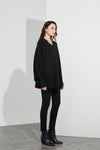 Oversized Pocket Knit- Black