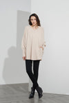 Oversized Pocket Knit- Champagne Pink