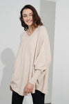 Oversized Pocket Knit- Champagne Pink