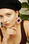 Lois Earrings- Pink