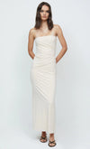 Myla Strapless Dress- Shell