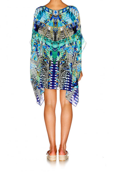 Short Round Neck Kaftan- Leave Me Wild