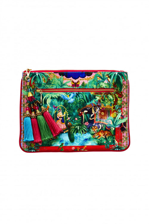 Small Canvas Clutch- Bennys Blessing