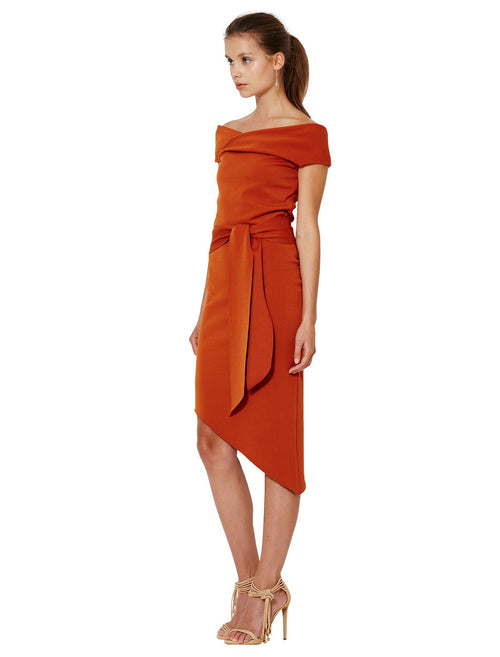 India Rosa Midi Skirt- Saffron