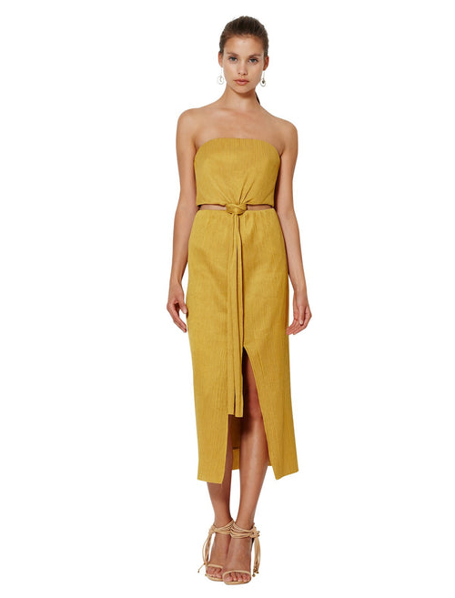 Marigold Strapless Dress