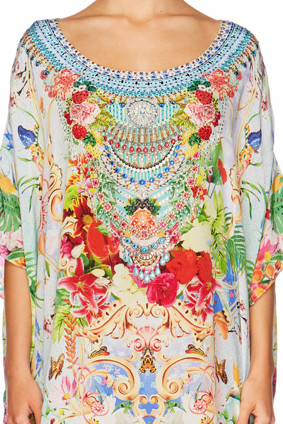 Short Round Neck Kaftan- Mirandas Diary