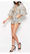 Choose Me Playsuit- Gold Bloom