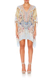 Short Lace Up Kaftan- Girl Next Door