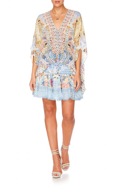 Short Lace Up Kaftan- Girl Next Door