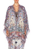 Reversible Knitted Poncho W/ Fringing- Tales Of Tatiana