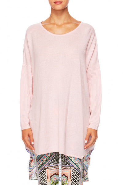 Long Sleeve Jumper W/ Print Back- Lady Lake