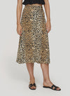 Valois Midi Skirt- Le Cinq Animal Print