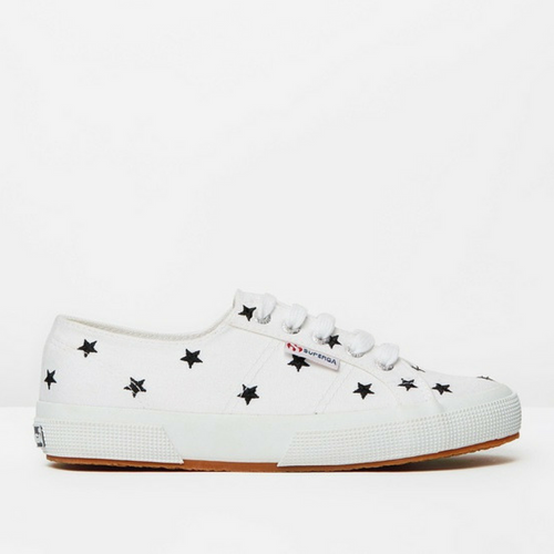 Superga Stars- White/Black