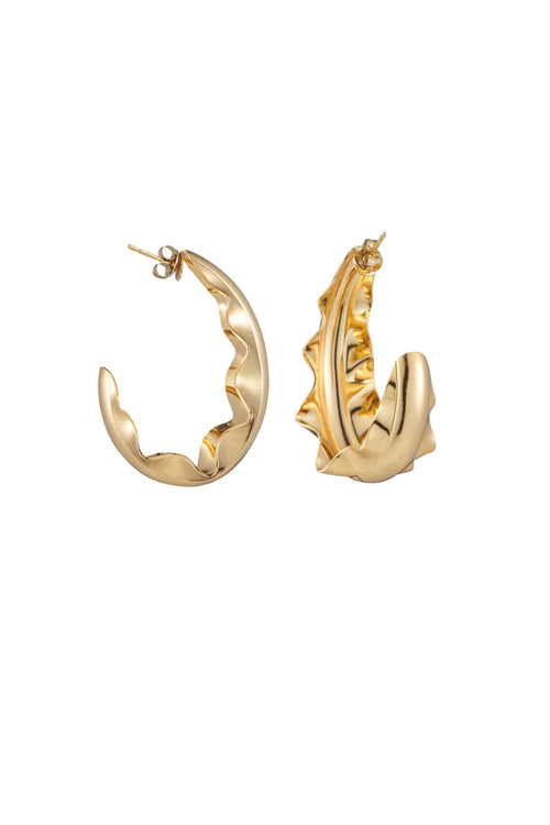 Oceanic Earrings - Gold
