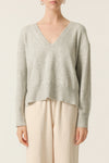 Laice Knit- Grey Marle