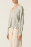 Laice Knit- Grey Marle