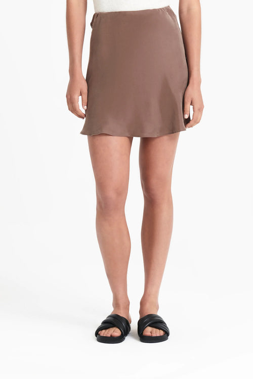 Reese Cupro Mini Skirt