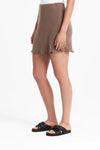 Reese Cupro Mini Skirt