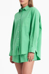 Cruz Poplin Shirt- Palm