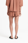 Lounge Linen Short- Terracotta