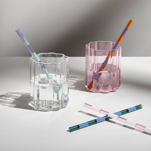 Striped Straws - 4 pack Mixed