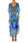 Long Vneck Kaftan- Moon Dance