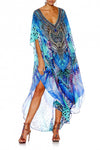 Long Vneck Kaftan- Moon Dance