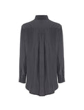 Zip Funnel Shirt- Slate