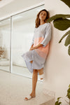 Rum & Raisin Dress- Light Blue