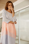 Rum & Raisin Dress- Light Blue