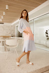 Rum & Raisin Dress- Light Blue