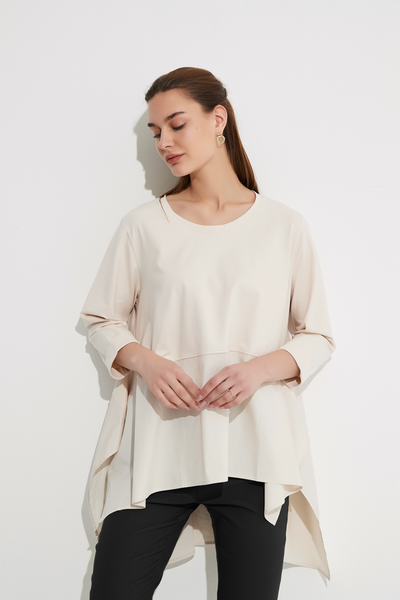 Ava 3/4 Top- Cream