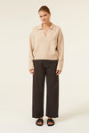 Kinsley Rugby Knit- Sand